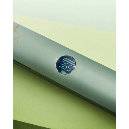 Plancha de cabello cerámica 1" con ajuste de calor y placas largas