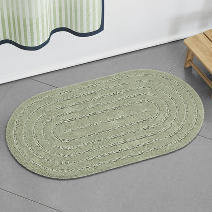 Alfombra de baño algodón 50x86 cm absorbente y lavable