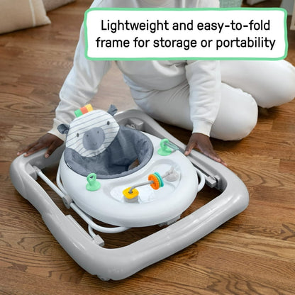 Andador para bebé ajustable plegable con asiento lavable