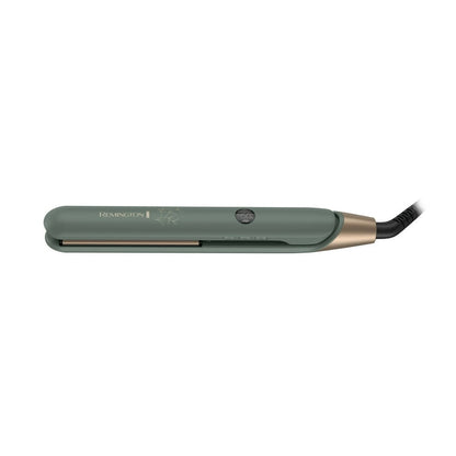 Plancha de cabello cerámica 1" con ajuste de calor y placas largas