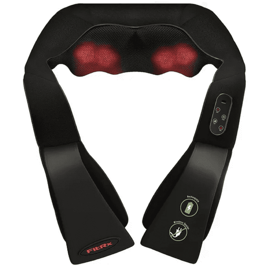 Masajeador cervical Shiatsu inalámbrico con calor y batería
