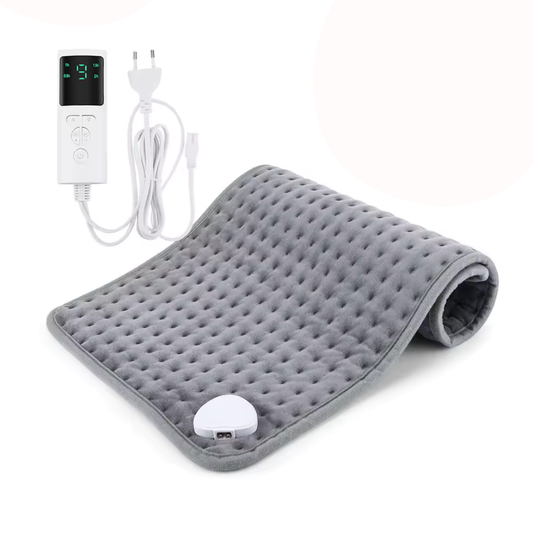 Manta eléctrica térmica con temperatura ajustable y temporizador