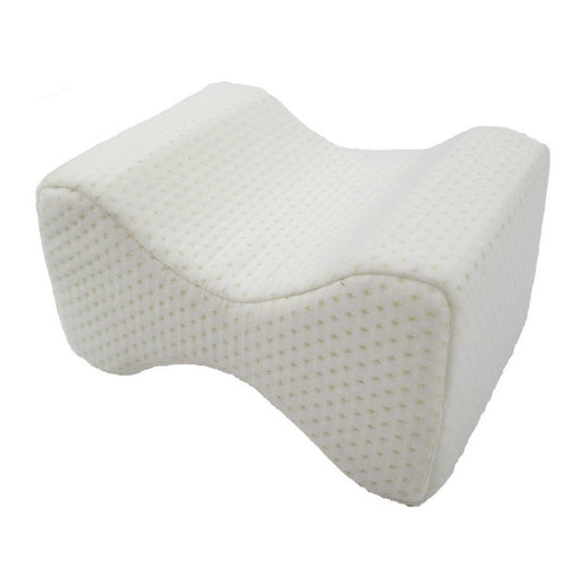 Almohada ergonómica para rodillas memory foam con funda lavable