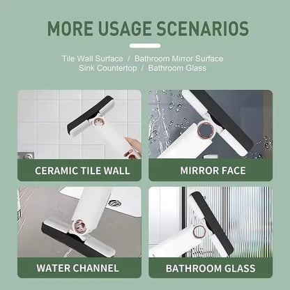 Mini mopa plegable de esponja para limpieza de vidrios y superficies