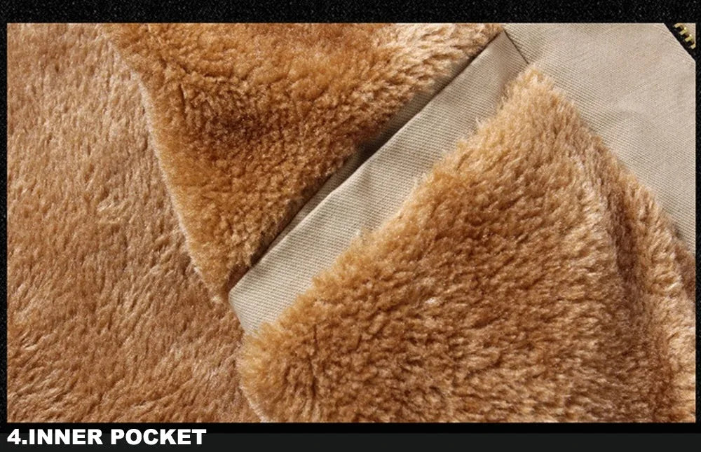 Chaqueta informal con cremallera, cuello alto y bolsillos para hombre