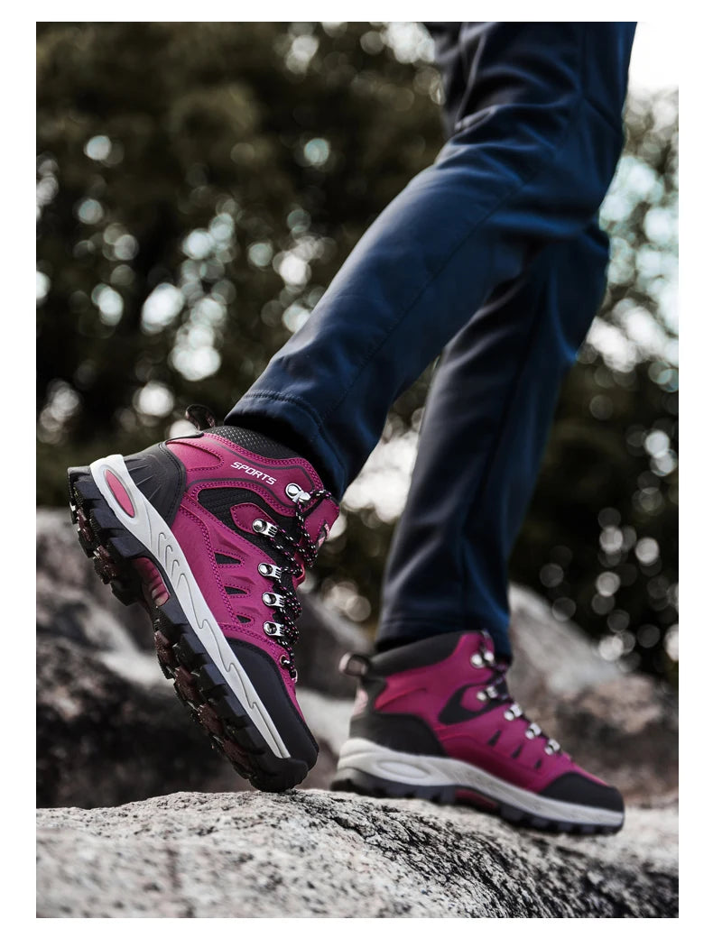 Zapatos de Senderismo Impermeables para Hombre con Suela Antideslizante