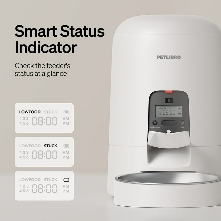 Alimentador automático para mascotas 2L programable con temporizador
