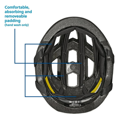 Casco de ciclismo ajustable con ventilación y protección trasera