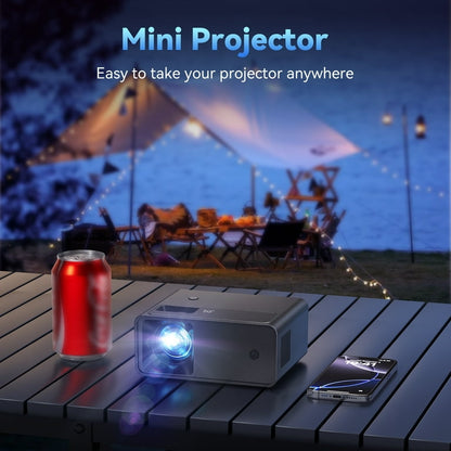 Mini proyector portátil Full HD 1080P con Bluetooth y HDMI