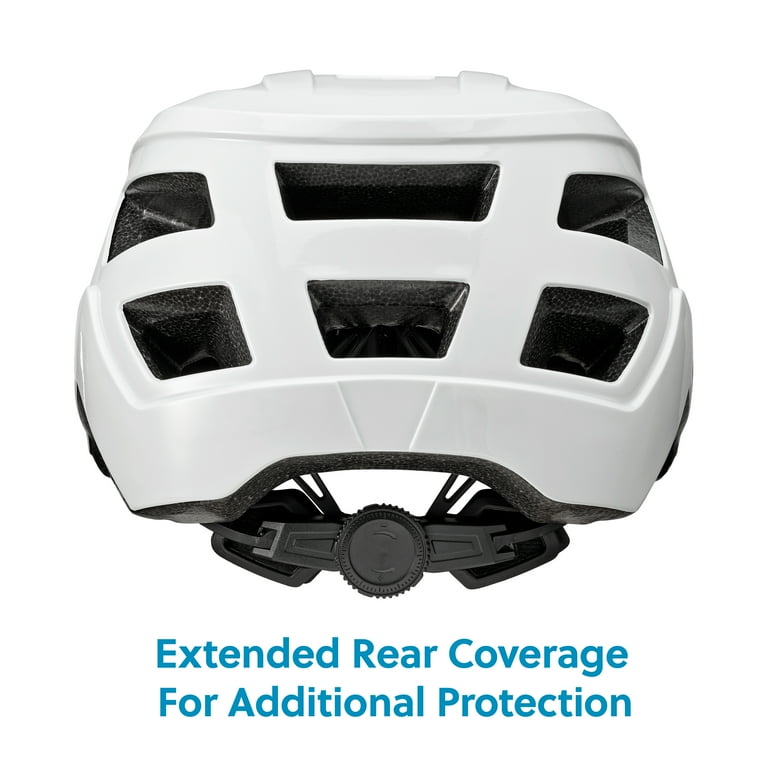 Casco de ciclismo ajustable con ventilación y protección trasera