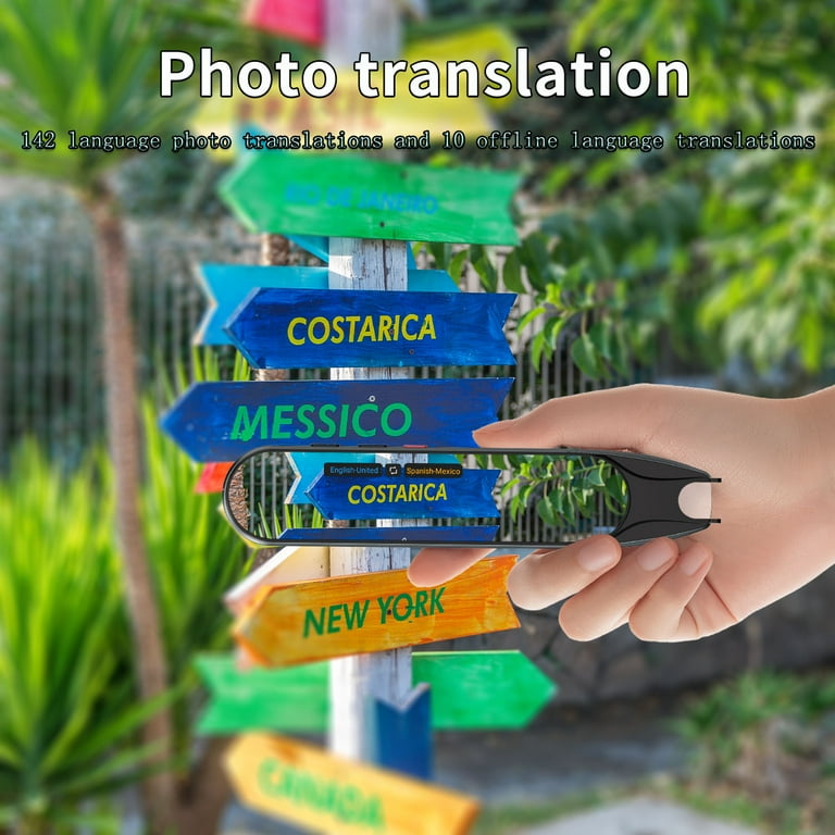 Bolígrafo traductor digital con escáner y voz multilenguaje