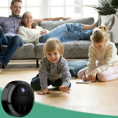 Mini cámara WiFi 1080p con visión nocturna y detección movimiento
