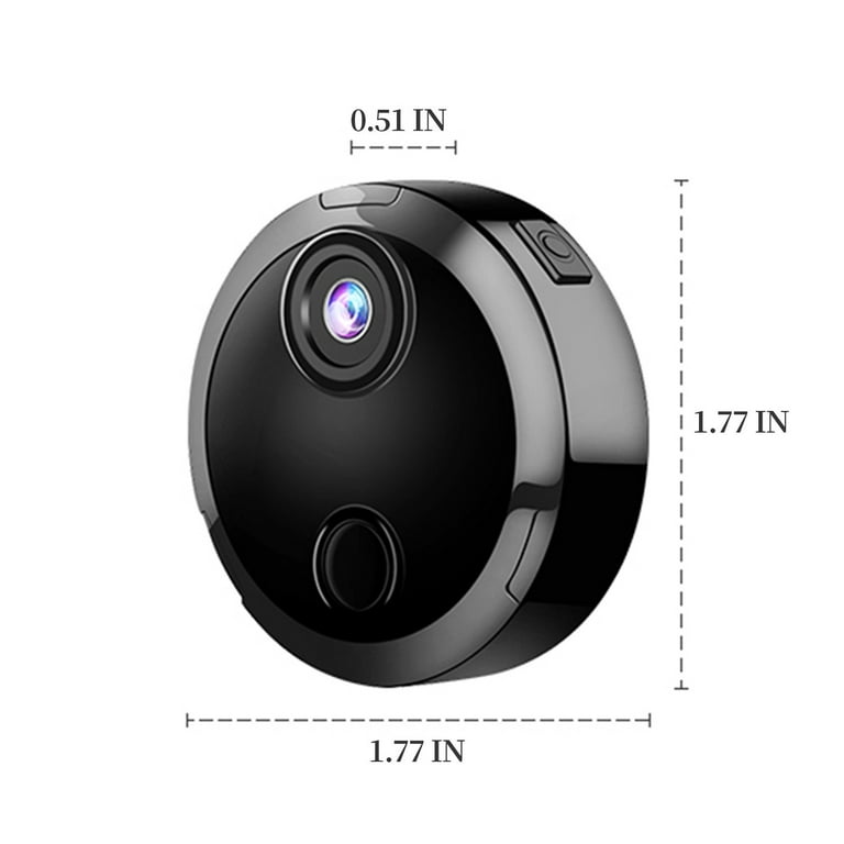 Mini cámara WiFi 1080p con visión nocturna y detección movimiento