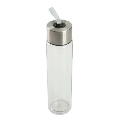 Botella de agua 530 ml con tapa hermética y correa