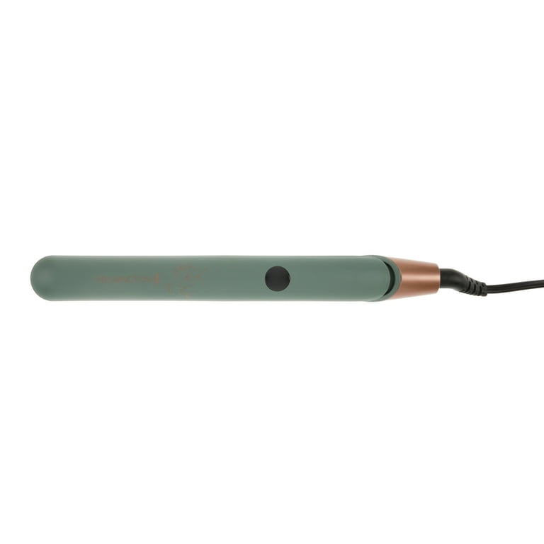 Plancha de cabello cerámica 1" con ajuste de calor y placas largas